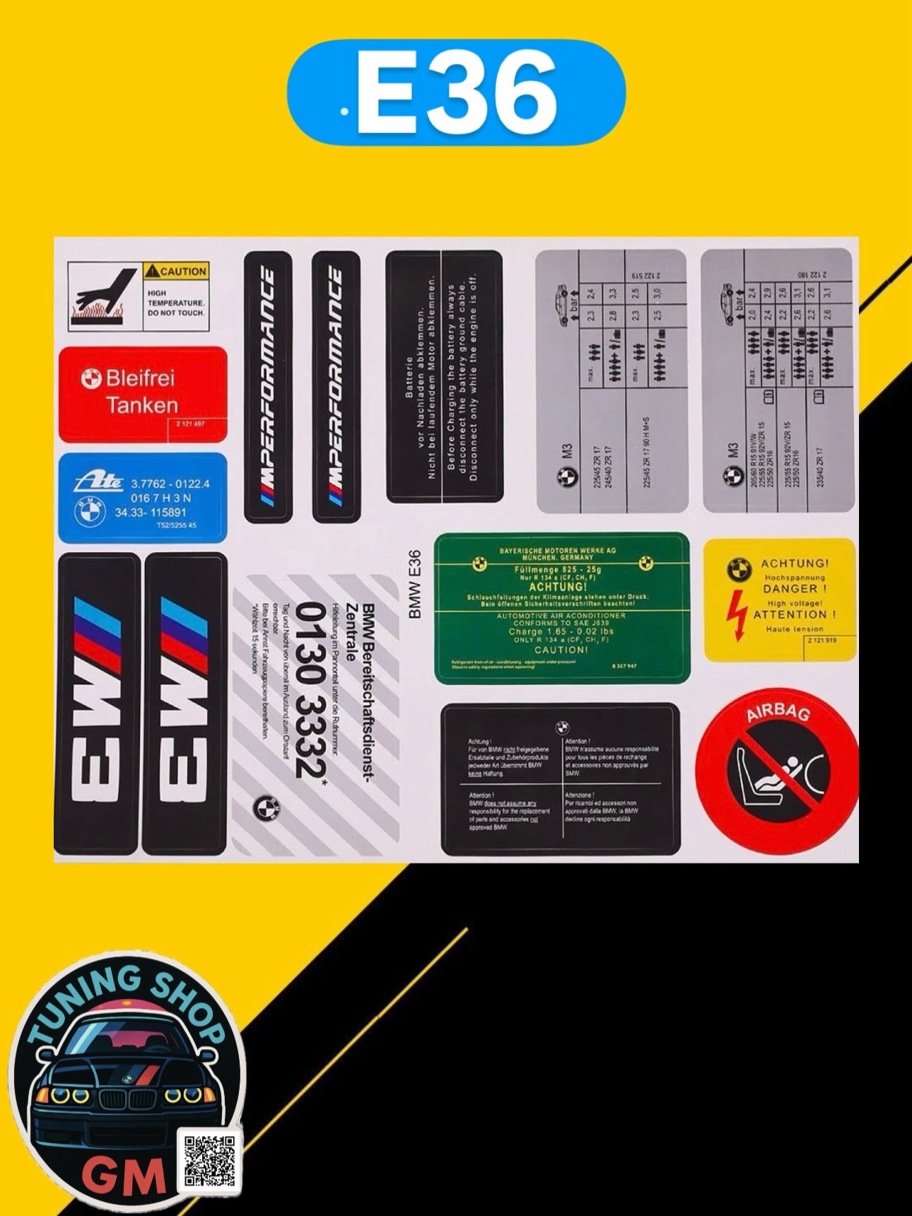 Лeпенки за цело возило – комплет