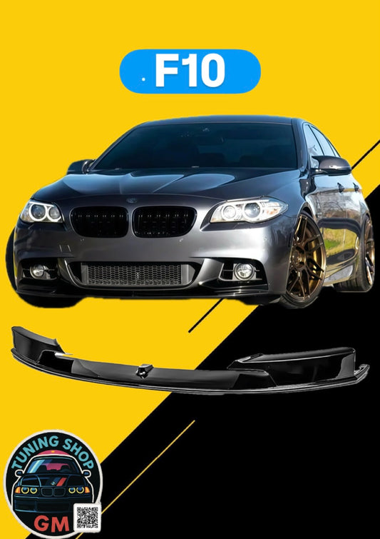 BMW F10 Преден Lip 3-Делен - Црна Боја