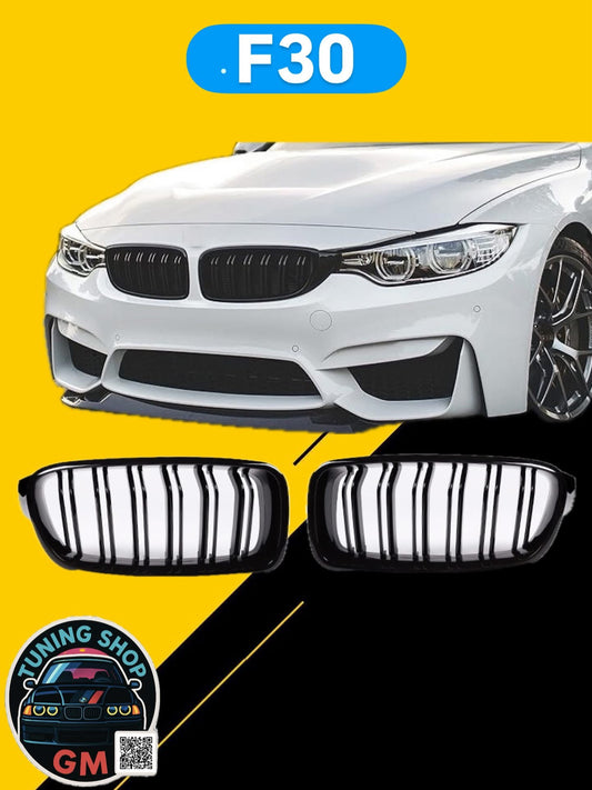 BMW F30 Црни Бубрези (Kidney Grilles) - Gloss Black