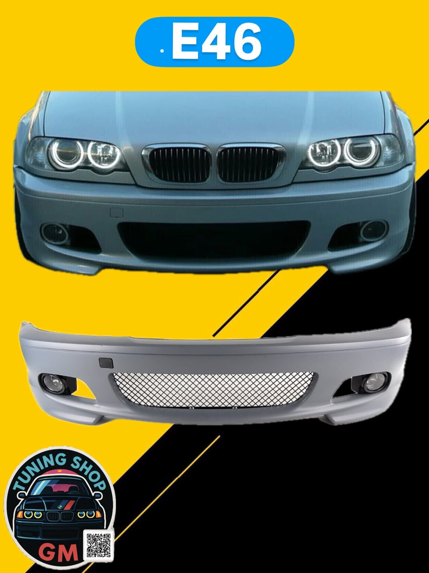 BMW E46 Coupe/Cabrio Преден М-Браник - M-Tech Style